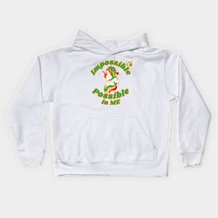 Jingle Jangle Quote Christmas Unicorn Kids Hoodie